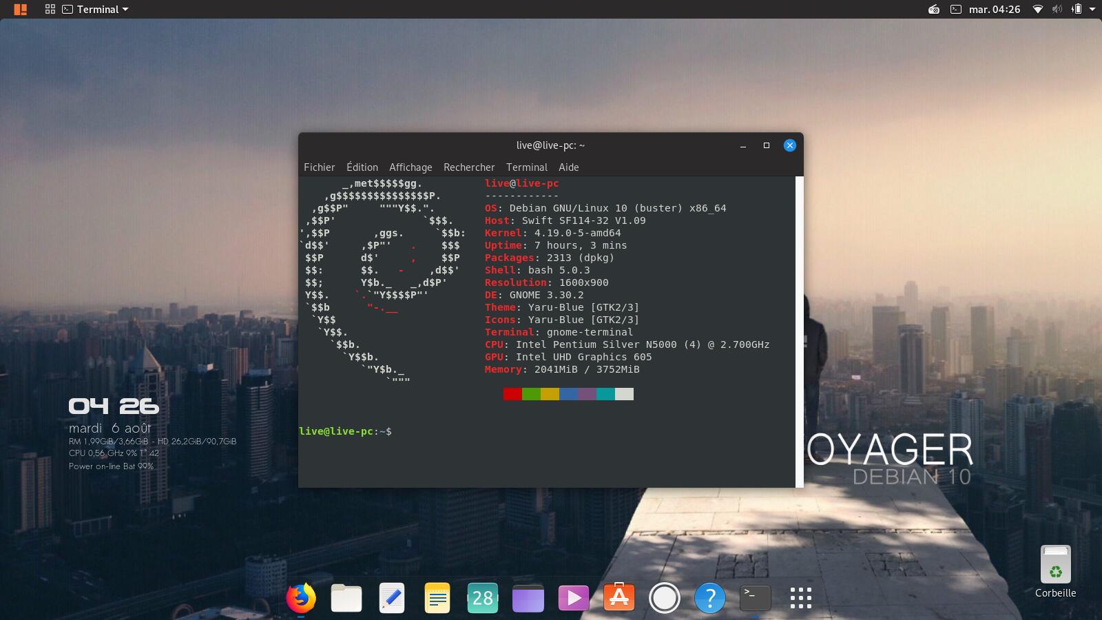 Обновление debian 10. Debian Terminal. Графич Интерфейс системы Debian.