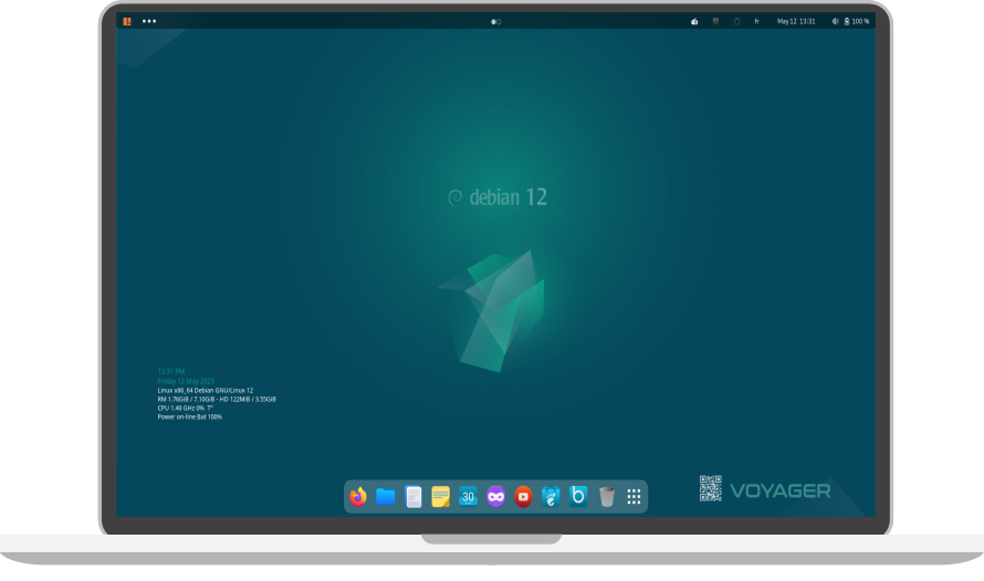 Voyager Live 12: una nuova versione basata su Debian 12